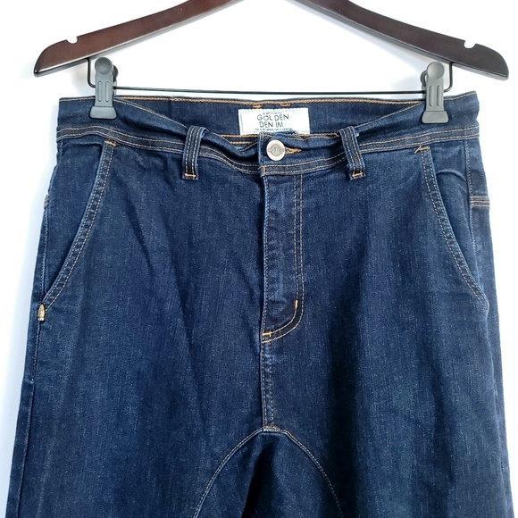 MEN'S Golden Denim Jeans Drop Crotch Stretch Denim Joggers 34 Style# GDJR5PKT - Picture 6 of 8